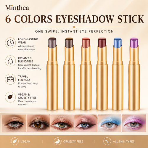 ✨3 Shade Cream Eyeshadow Stick | Smooth & Blendable
