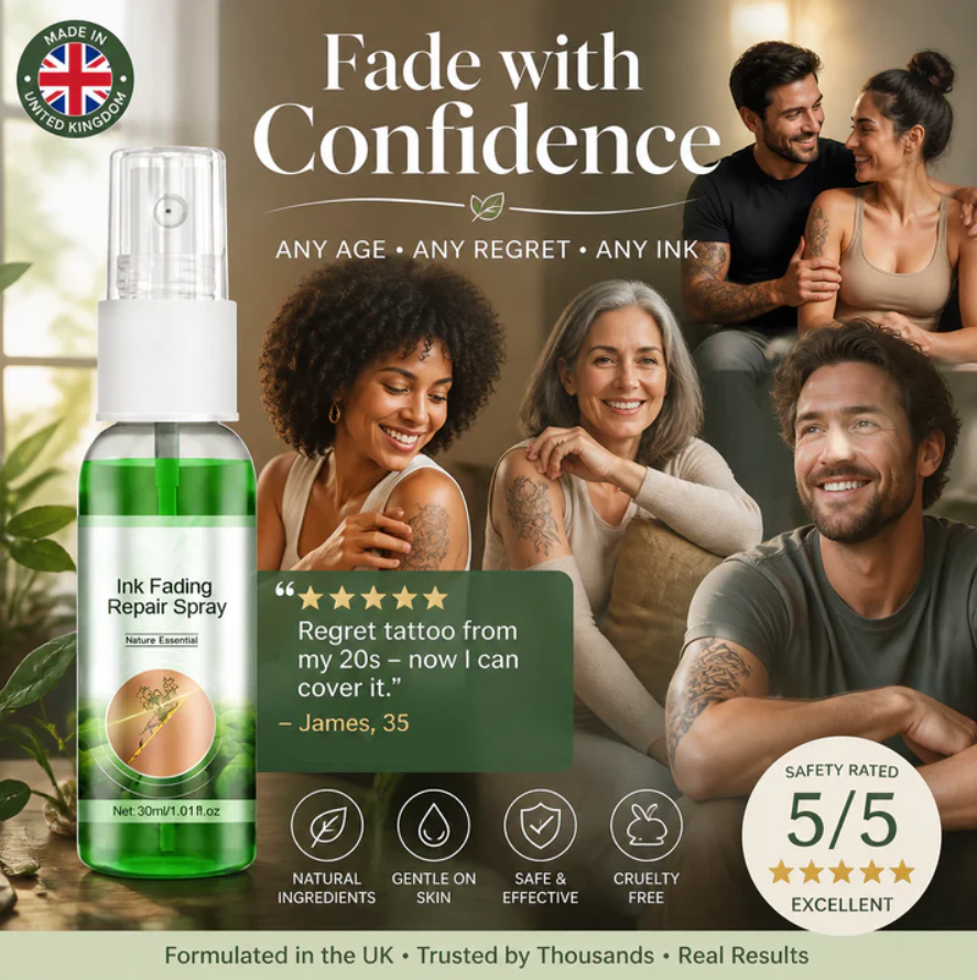 Gentle Ink Fading & Skin Repair Spray