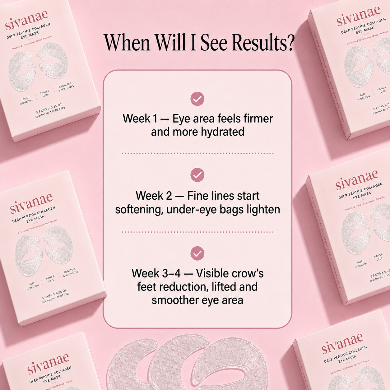 Deep Peptide Collagen Eye Mask